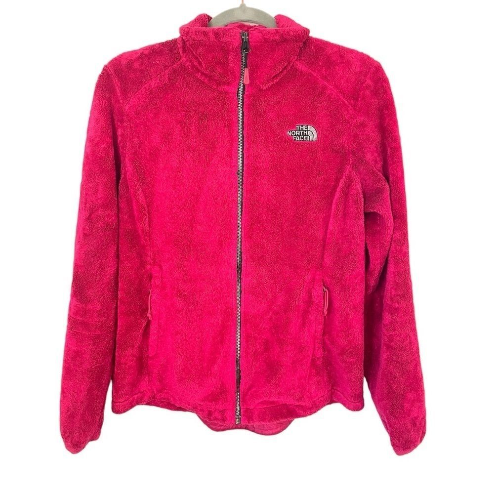 The North Face jacket hot deep Pink Fuzzy Osito Full Zip Jacket Women’s Small